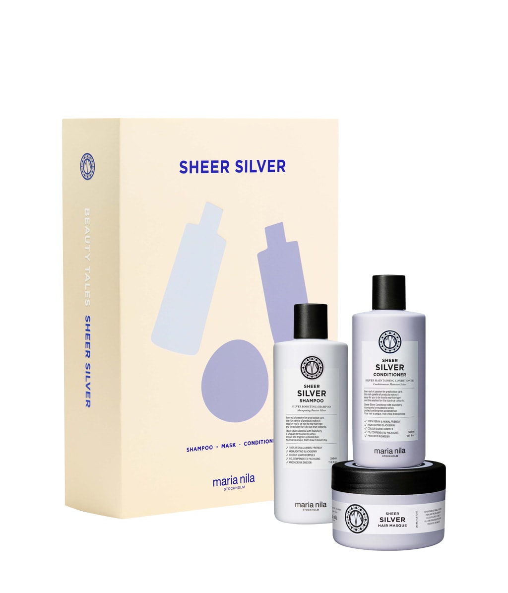 Maria Nila Holiday Box Sheer Silver 2024