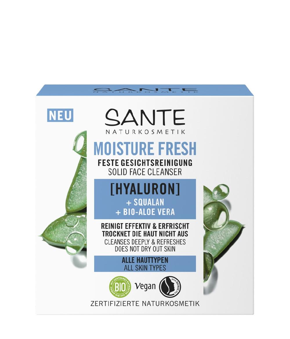 Sante Moisture Fresh – Feste Gesichtsreinigung Hyaluron Squalan & Bio-Aloe-Vera