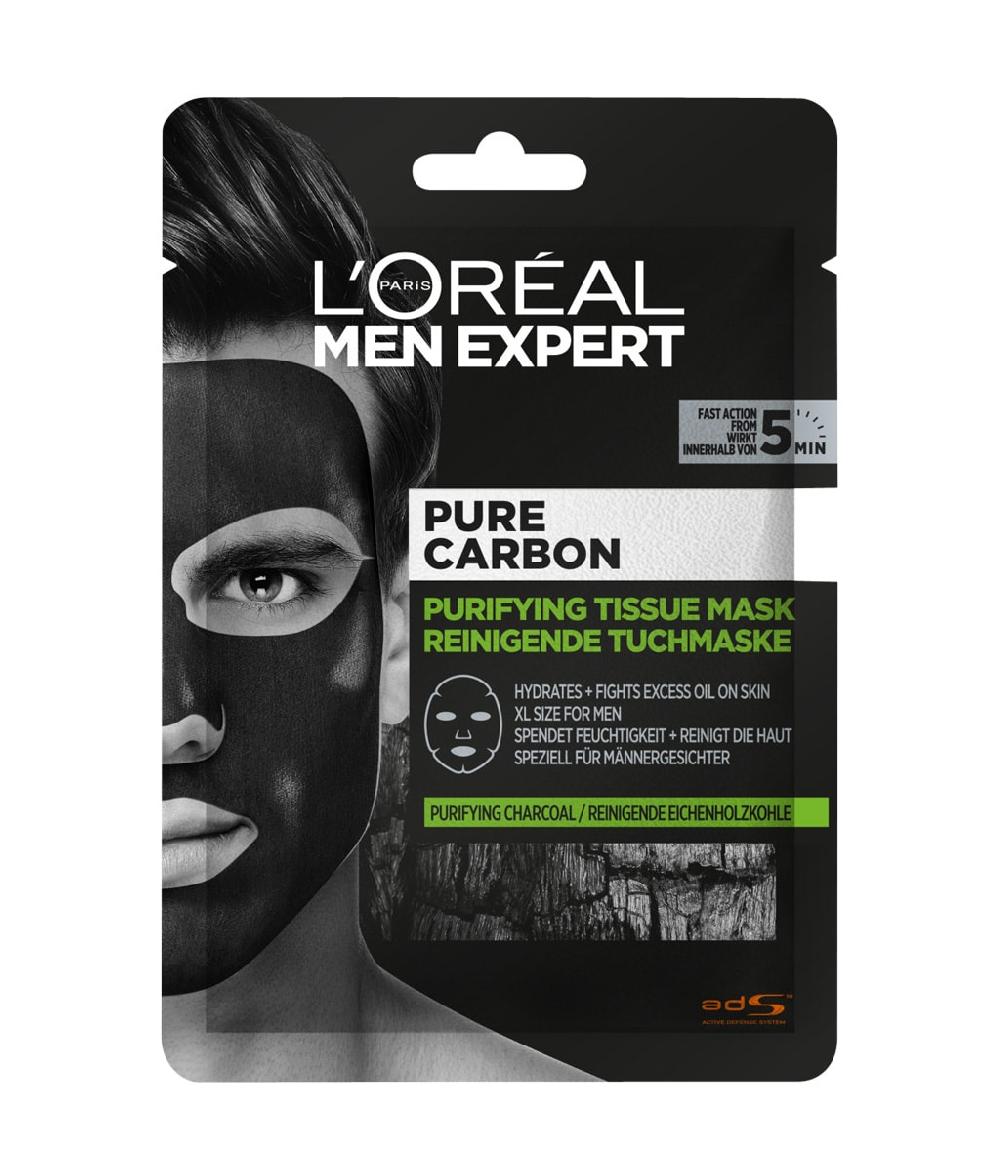 L'Oréal Men Expert Pure Carbon reinigende Tuchmaske