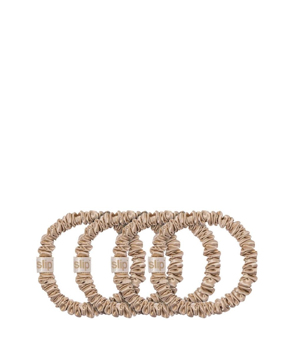 Slip Pure Silk Back To Basics Skinny Scrunchies Blonde