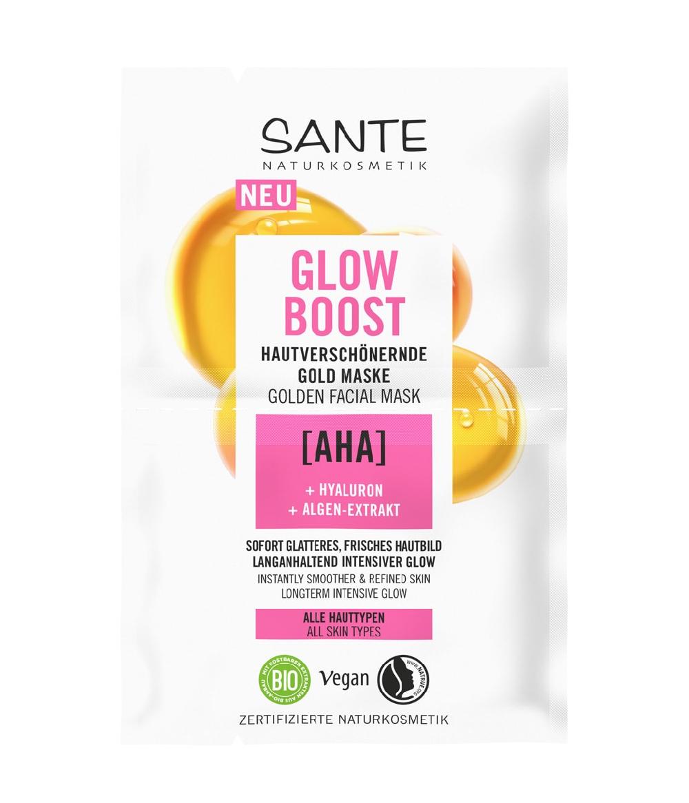 Sante Glow Boost Golden Facial Mask AHA