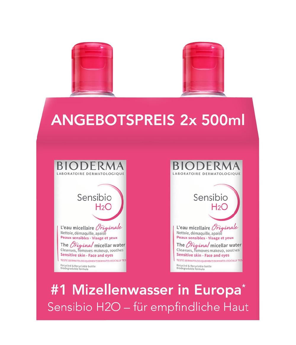 Bioderma Sensibio H2O Duopack Mizellenreinigungswasser für empfindliche Haut