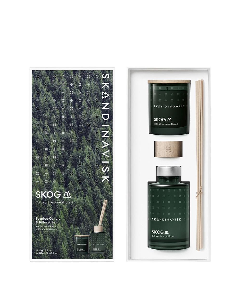SKANDINAVISK SKOG Scented Candle & Diffuser Set