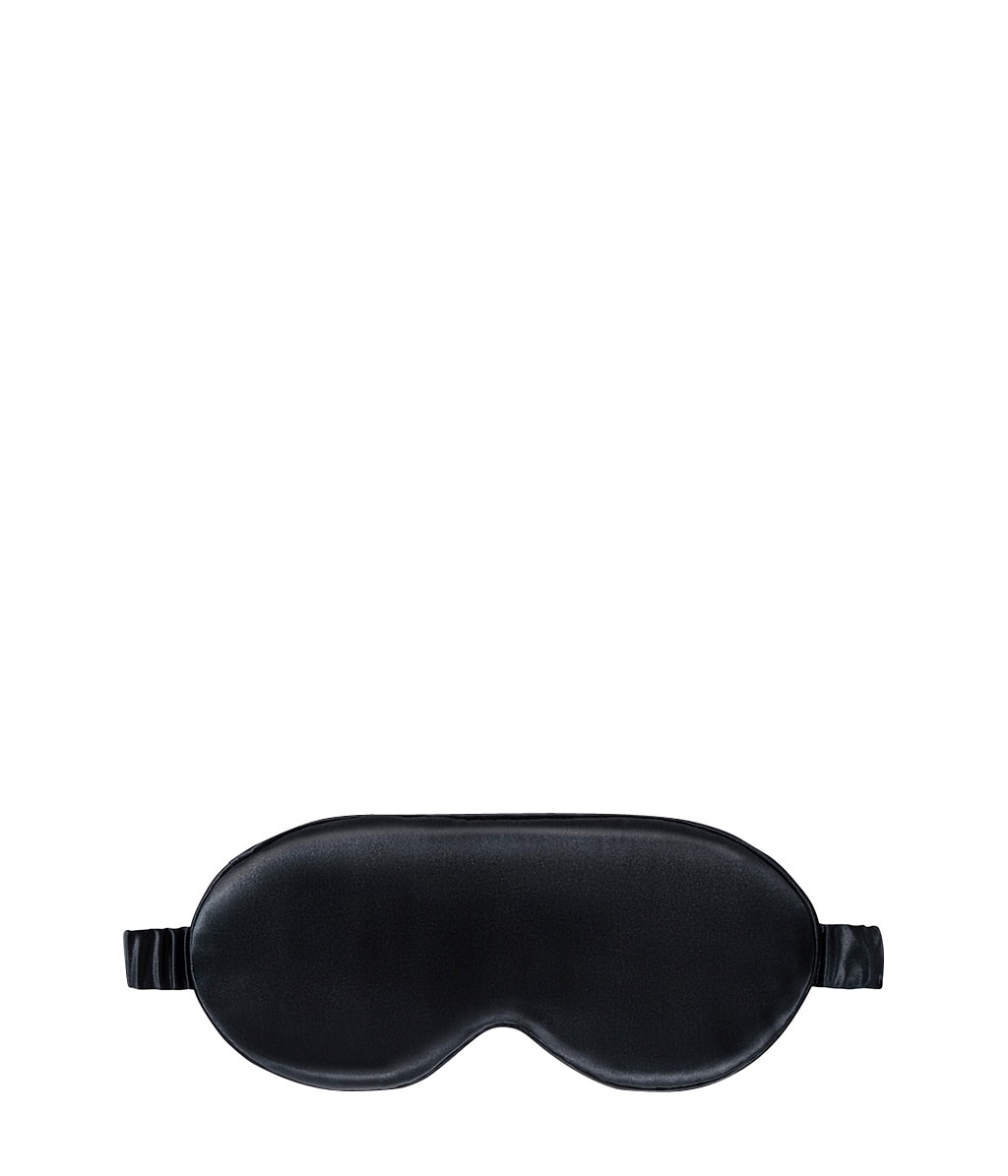Slip Pure Silk Contour Sleep Mask Black