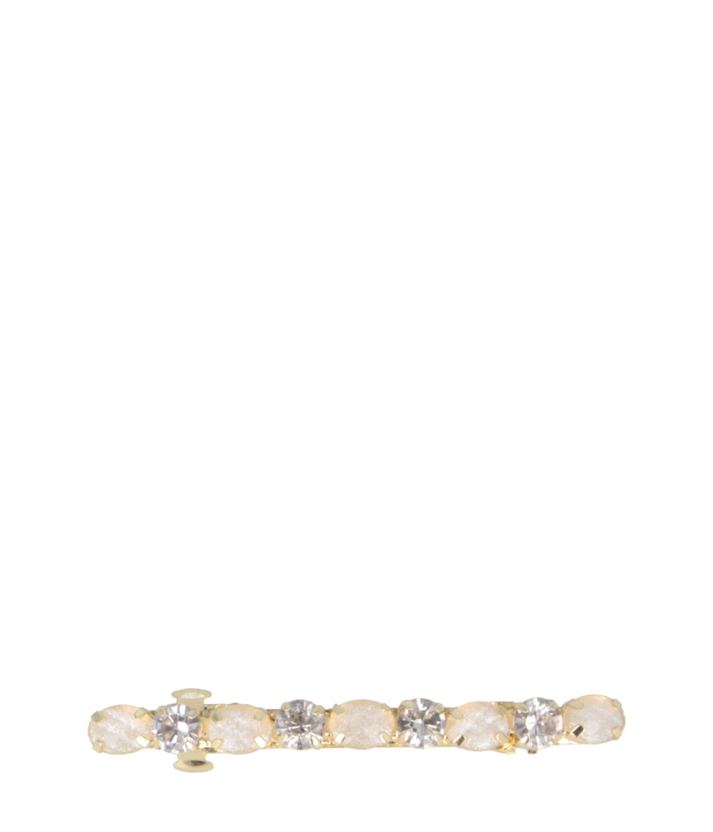 Solida Patentspange mit Perlenapplikation & Strass