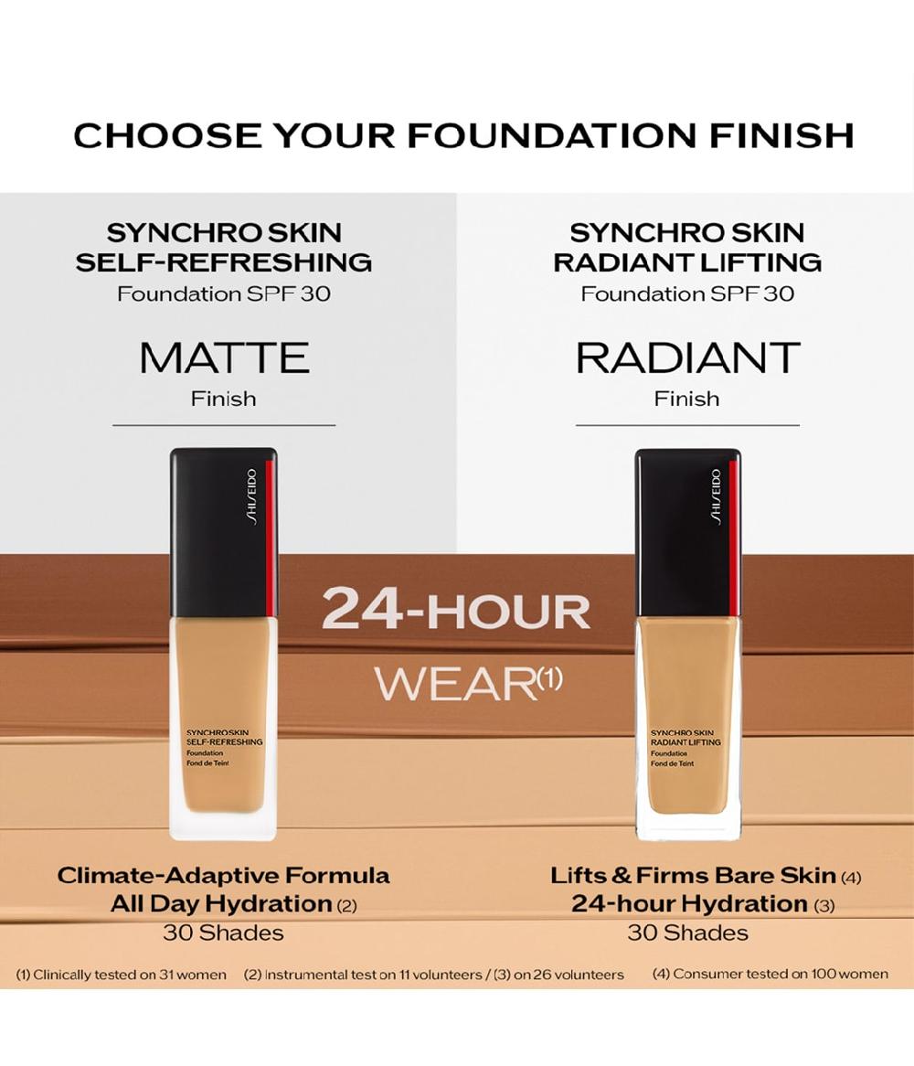 Shiseido Synchro Skin Radiant Lifting Foundation NEW