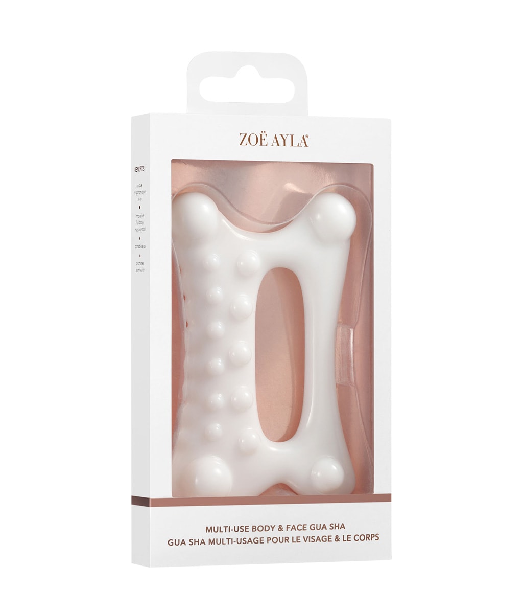 Zoë Ayla White Resin Body Gua Sha