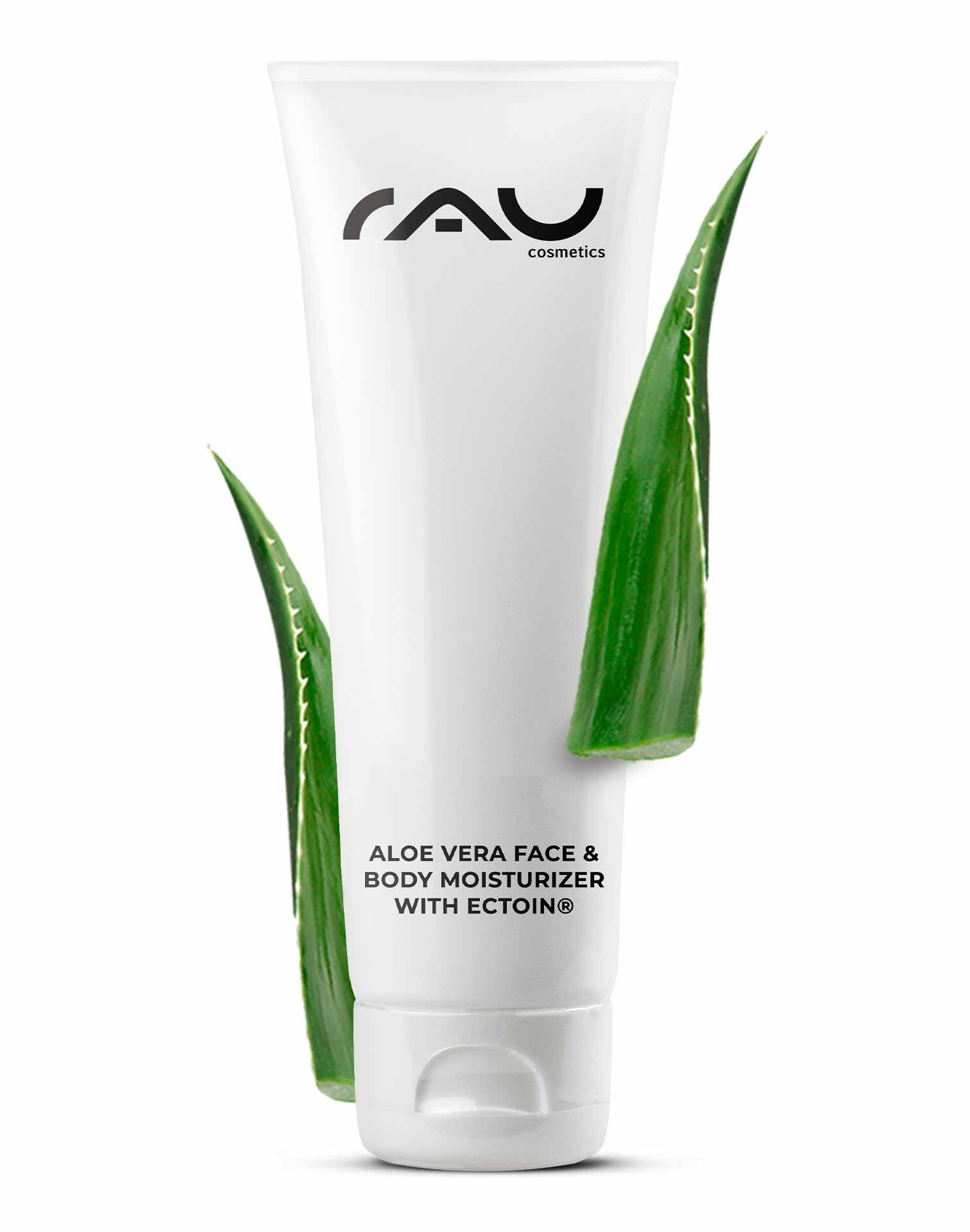 Rau Cosmetics Aloe Vera Face & Body Moisturizer with Ectoin® 75 ml
