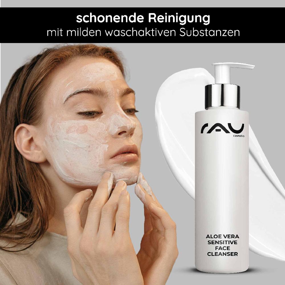 Rau Cosmetics Aloe Vera Sensitive Face Cleanser 200 Ml Reiniger