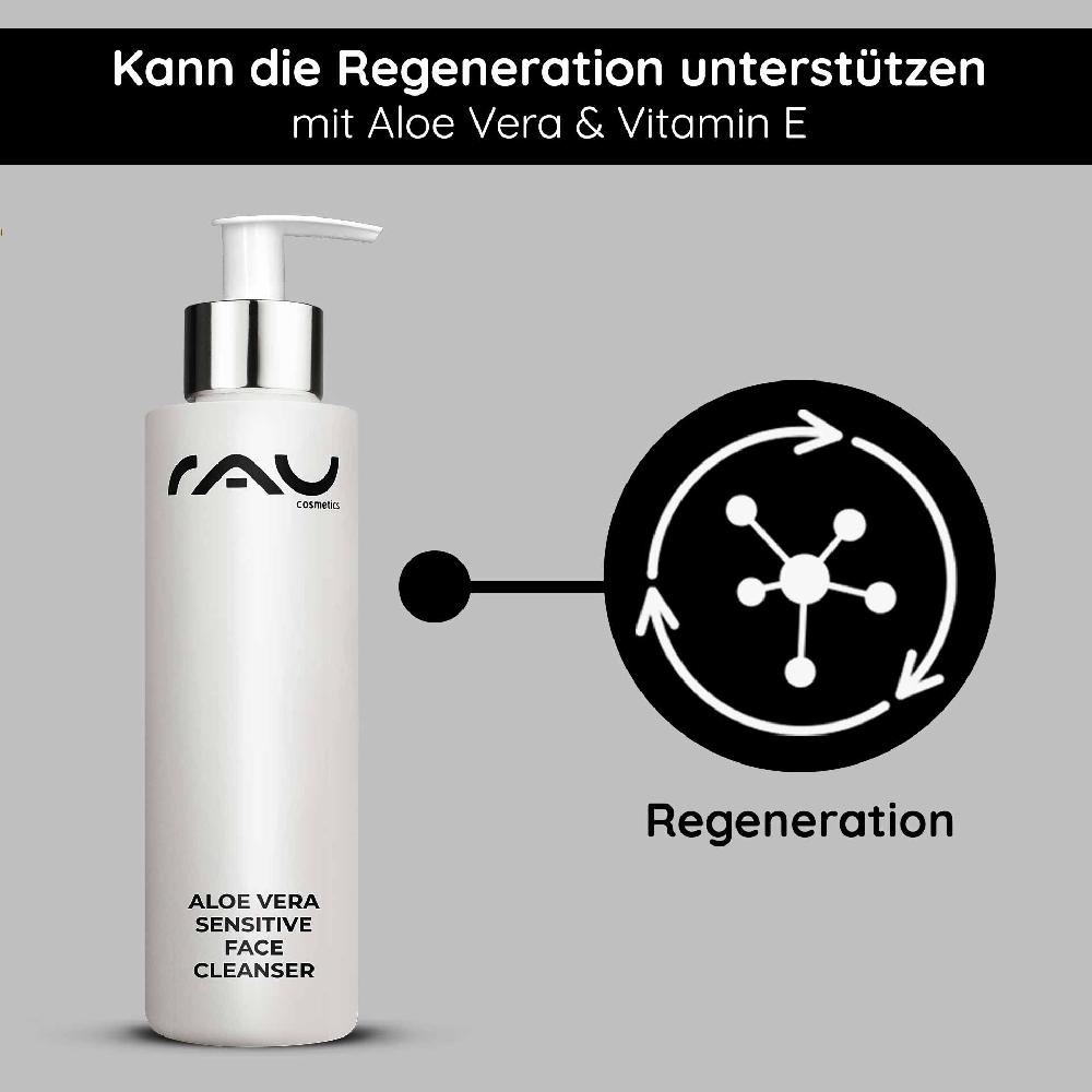 Rau Cosmetics Aloe Vera Sensitive Face Cleanser 200 Ml Reiniger