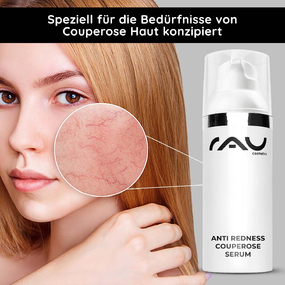 Rau Cosmetics Anti Redness Couperose Serum 50 Ml Bei Rosacea - Wirkt Rötungen Entgegen