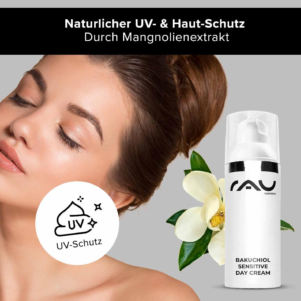 Rau Cosmetics Bakuchiol Sensitive Day Cream 50 Ml Leichte Tagescreme