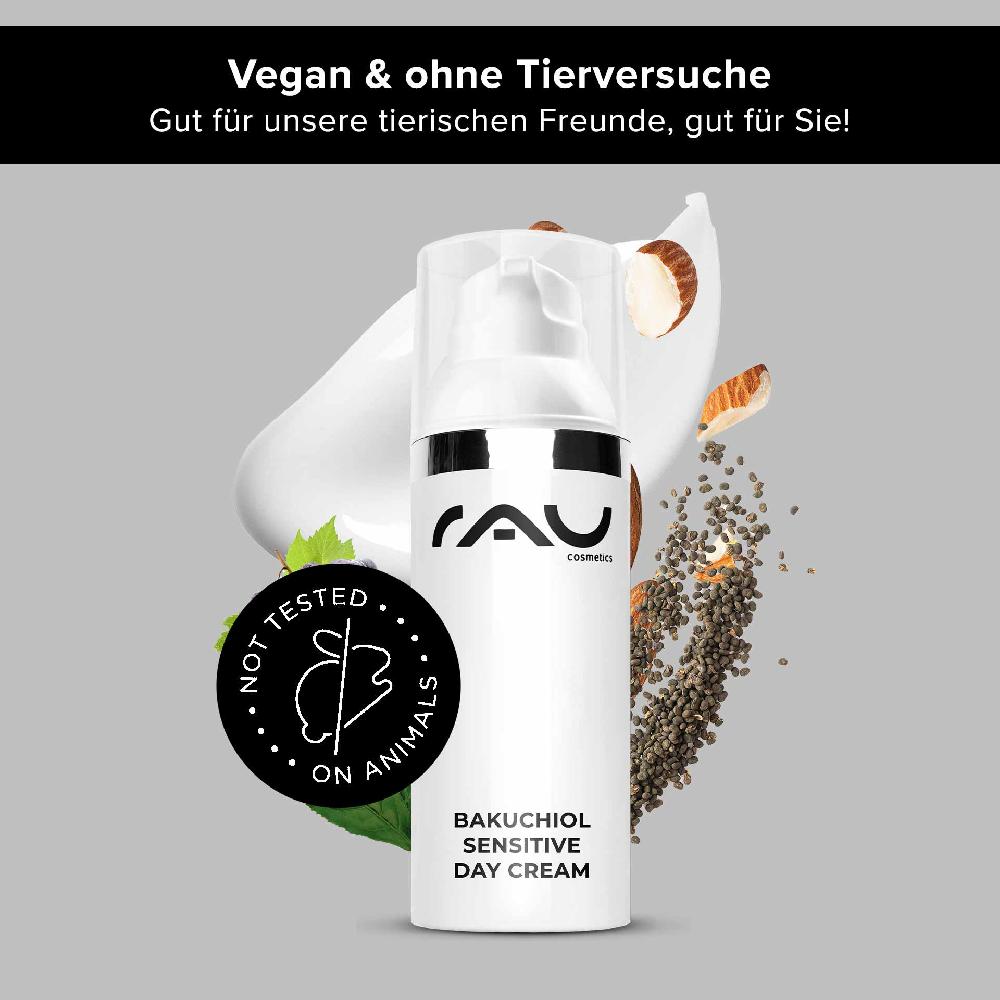 Rau Cosmetics Bakuchiol Sensitive Day Cream 50 Ml Leichte Tagescreme