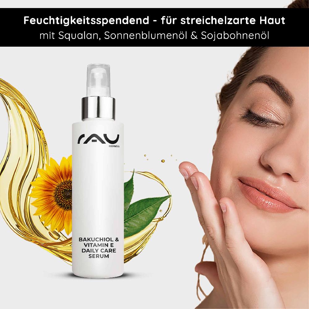 Rau Cosmetics Bakuchiol & Vitamin E Daily Care Serum 100 Ml Anti-Aging