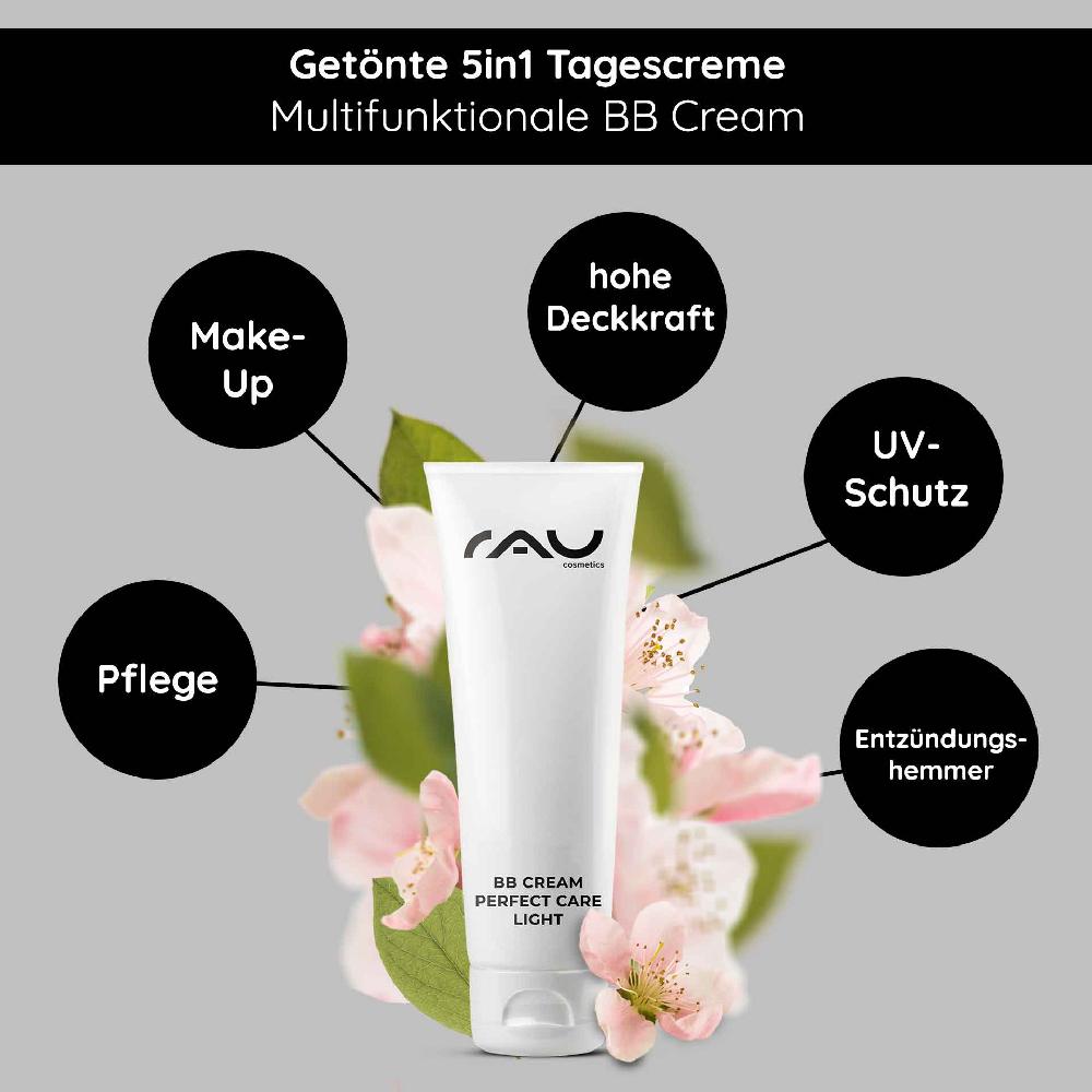 Rau Cosmetics BB Cream Perfect Care Light 75 Ml SPF12 Make-up & Pflege Für Ein Schönes Hautbild