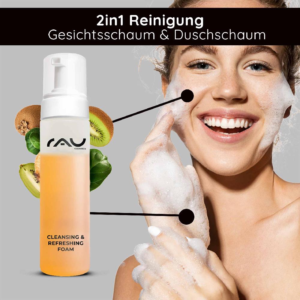 Rau Cosmetics Cleansing & Refreshing Foam 200 Ml Reinigungsschaum