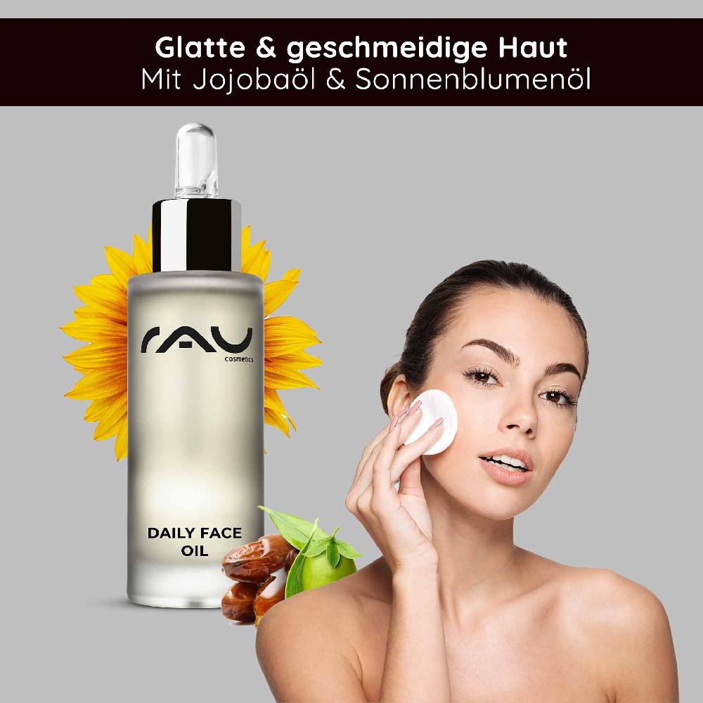 Rau Cosmetics Daily Face Oil 30 Ml Pflegendes Gesichts-Öl Für Die Nacht Mit Lavendel