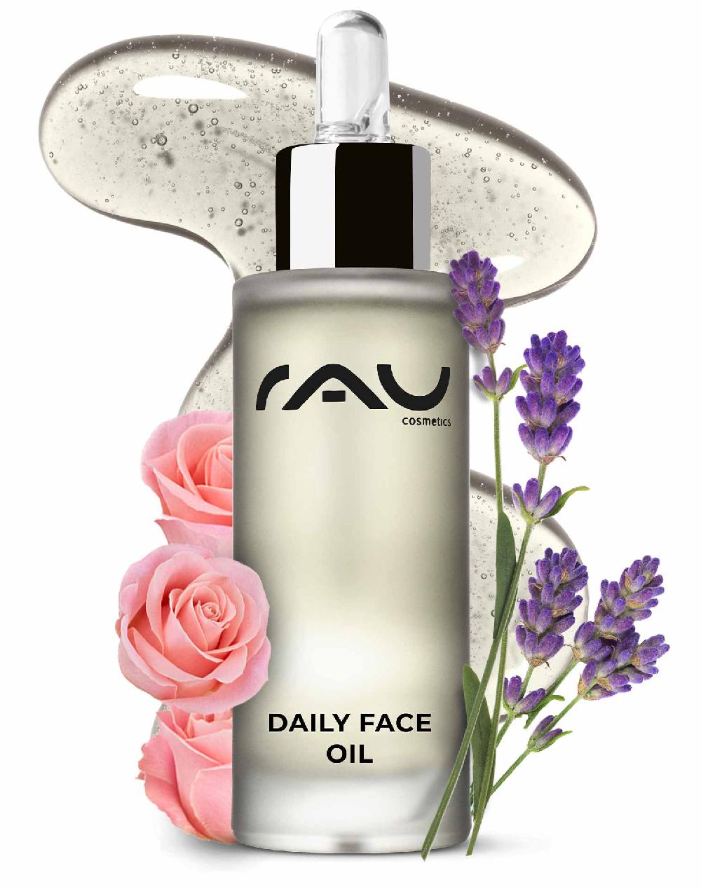 Rau Cosmetics Daily Face Oil 30 ml Pflegendes Gesichts-Öl für die Nacht mit Lavendel