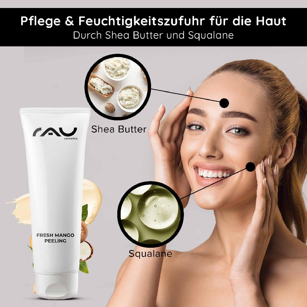 Rau Cosmetics Fresh Mango Peeling 75 Ml Enzymepeeling Mit Mangoduft Für Feine Poren