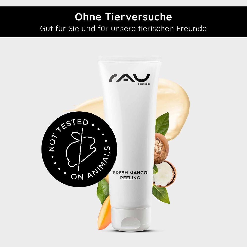 Rau Cosmetics Fresh Mango Peeling 75 Ml Enzymepeeling Mit Mangoduft Für Feine Poren