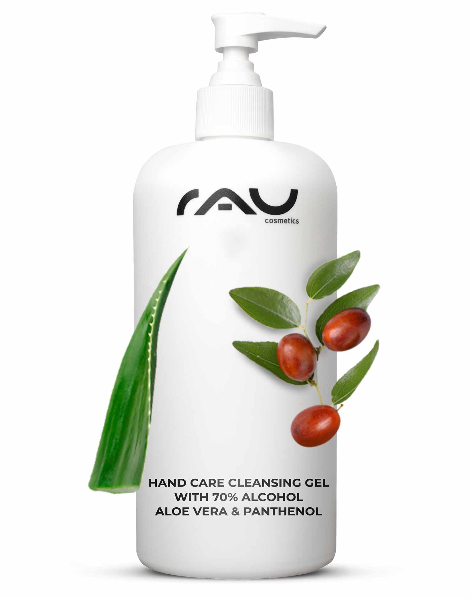 Rau Cosmetics Hand Care Cleansing Gel 500 ml Desinfektion & Pflege Rau Cosmetics Hand Care Cleansing Gel 500 ml Desinfektion & Pflege