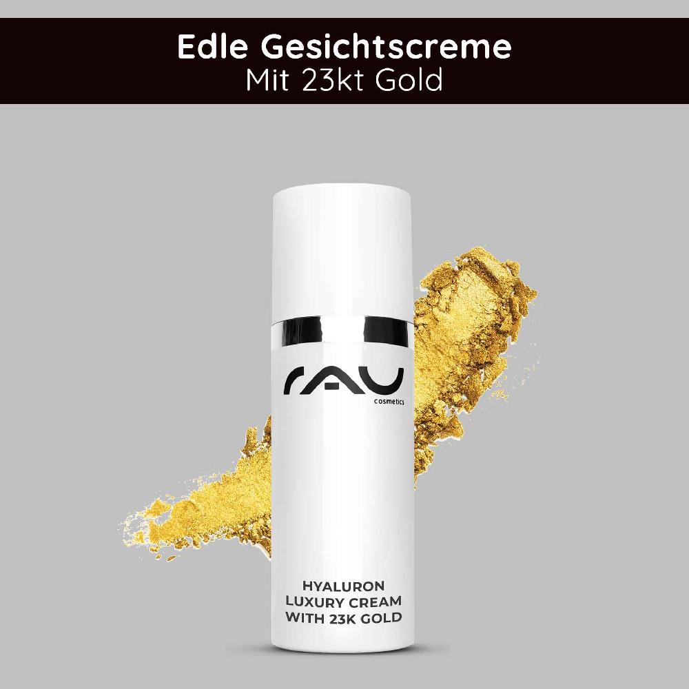 Rau Cosmetics Hyaluron Luxury Cream With 23k Gold 50 Ml Anti Age Creme