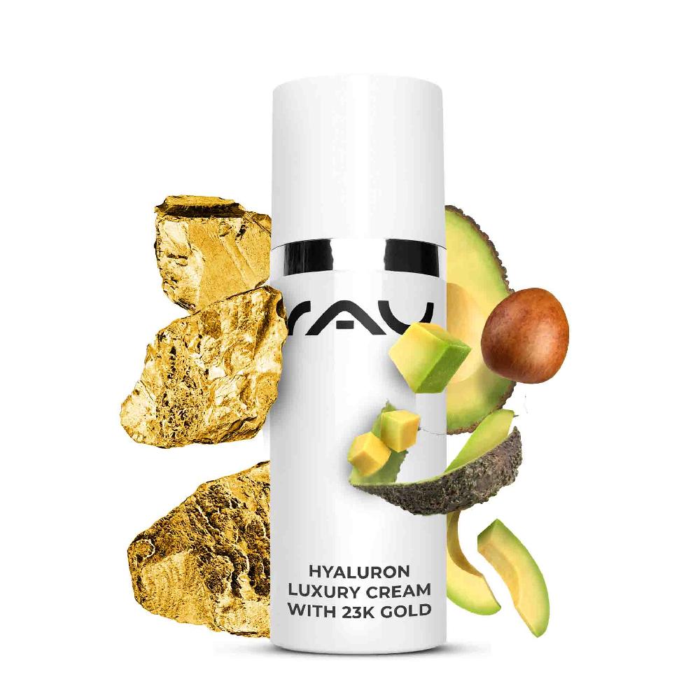 Rau Cosmetics Hyaluron Luxury Cream with 23k Gold 50 ml Anti Age Creme