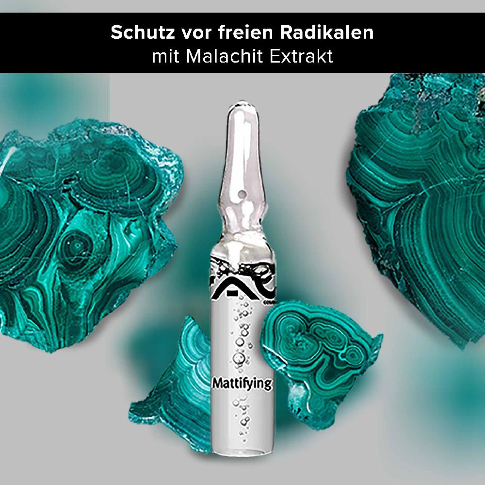Rau Cosmetics Mattifying Ampullen 10x2 Ml Mattierend Mit Wilder Pistazie