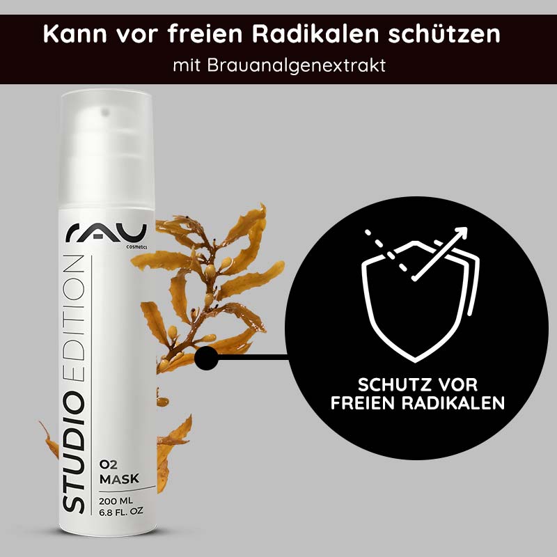 Rau Cosmetics O2 Mask 200 Ml Duftende Maske Mit Aloe Vera & Ginkgo