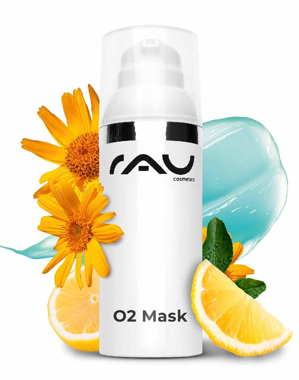 Rau Cosmetics O2 Mask 50 ml Maske mit Aloe Vera Arnika und Ginkgo