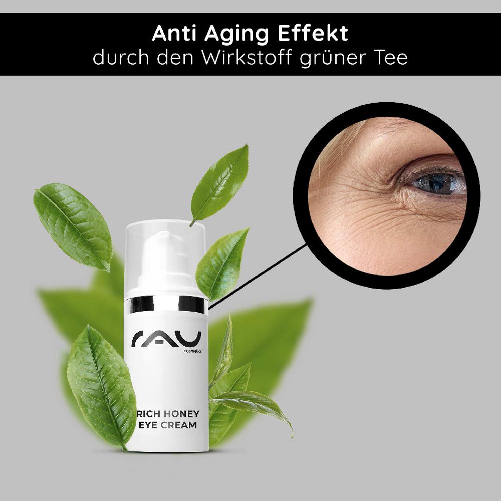 Rau Cosmetics Rich Honey Eye Cream 15 Ml Reichhaltige Augencreme