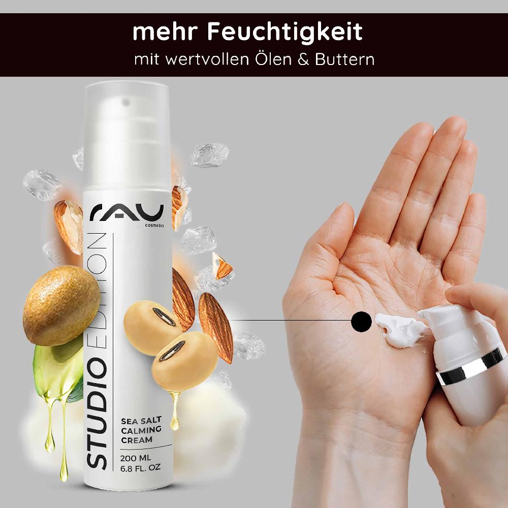 Rau Cosmetics Sea Salt Calming Cream 200 Ml Mit Meersalz Und PHA