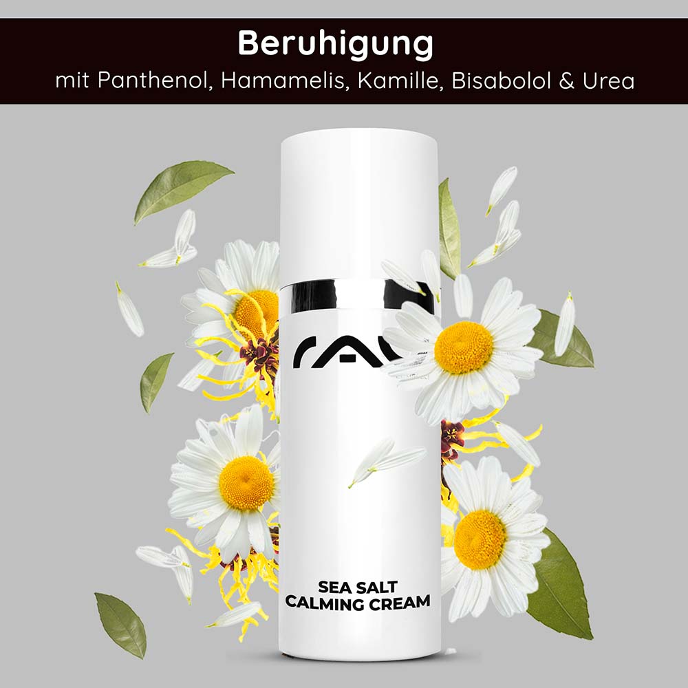 Rau Cosmetics Sea Salt Calming Cream 50 Ml Gesichtscreme Mit Meersalz Bei Unreiner Haut