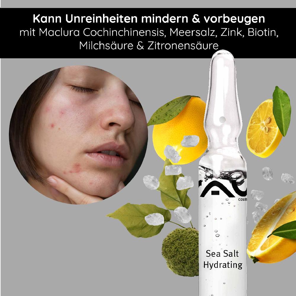 Rau Cosmetics Sea Salt Hydrating Ampulle 10x2 Ml Mit Meersalz & PHA