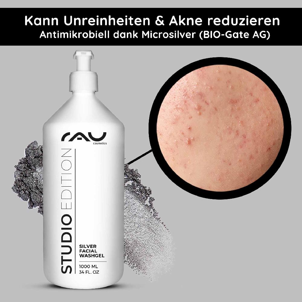 Rau Cosmetics Silver Facial Washgel 1000 Ml Microsilber Waschgel