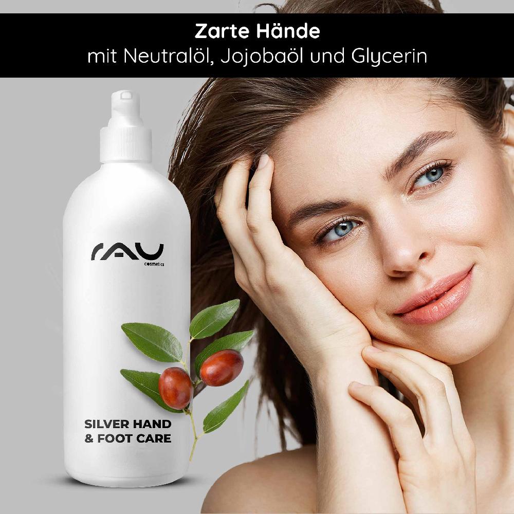 Rau Cosmetics Silver Hand & Foot Care 500 Ml Für Hand- & Fußcreme