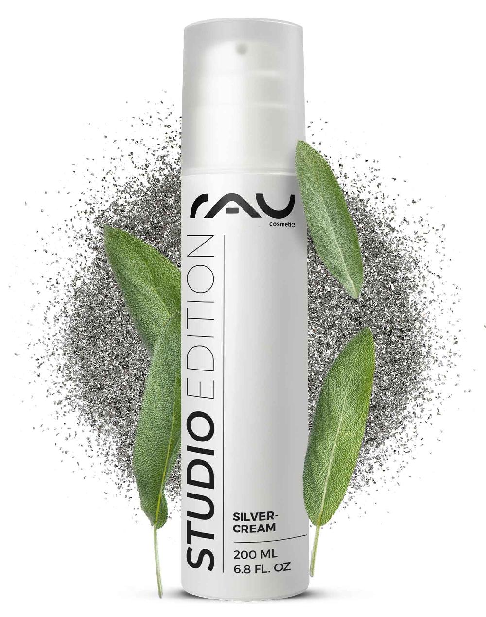 Rau Cosmetics Silvercream 200 ml für unreine Haut mit Mikrosilber - STUDIO EDITION