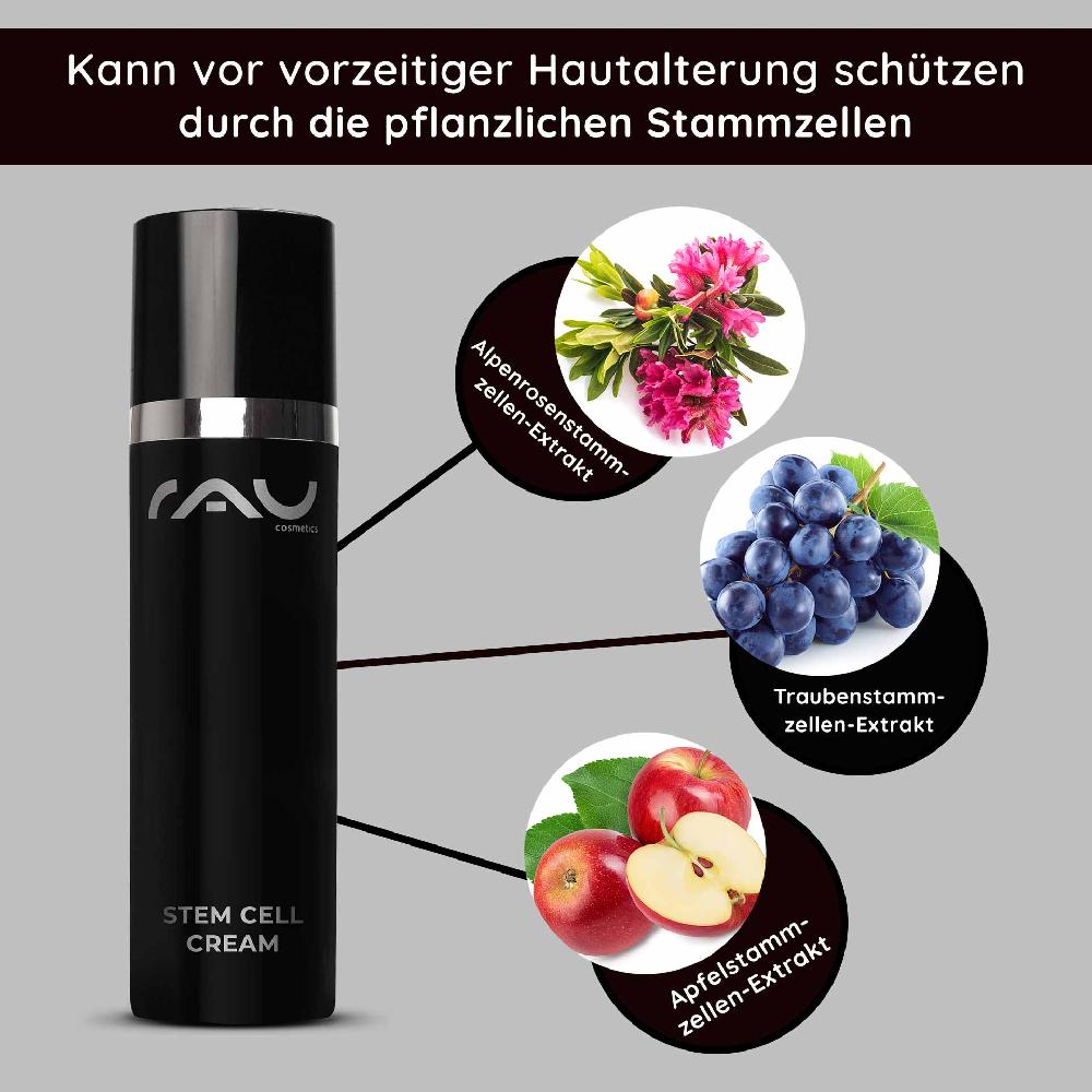 Rau Cosmetics Stem Cell Cream 50 Ml Stammzellen Anti Aging Creme Für Trockene Reife Haut
