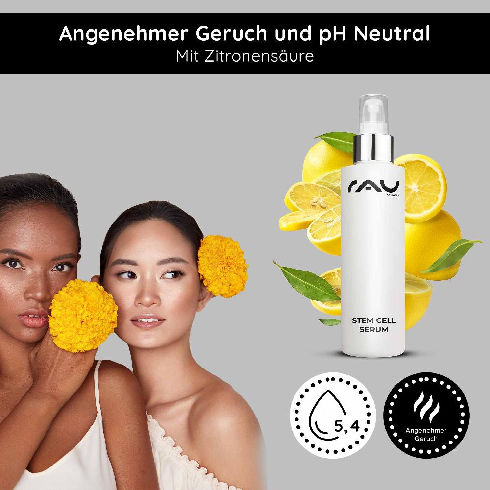 Rau Cosmetics Stem Cell Serum 100 Ml Anti-Aging Stammzellen Serum Für Reife & Trockene Haut