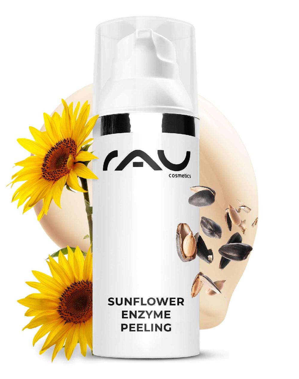 Rau Cosmetics Sunflower Enzyme Peeling 50 ml Chemisches Enzymepeeling Rau Cosmetics Sunflower Enzyme Peeling 50 ml Chemisches Enzymepeeling