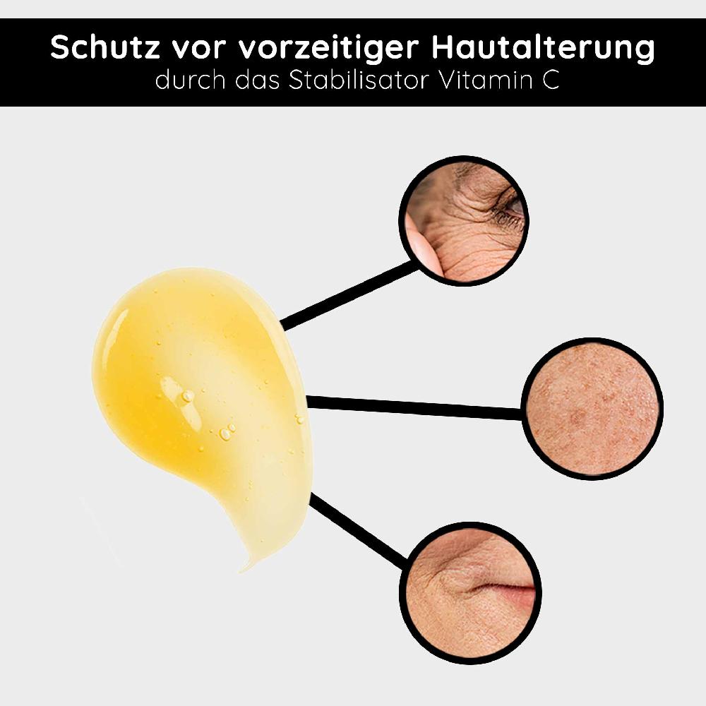 Rau Cosmetics Triple Vitamin C Serum Roll-On 10 Ml Mit 11 % Vitamin C Säuren