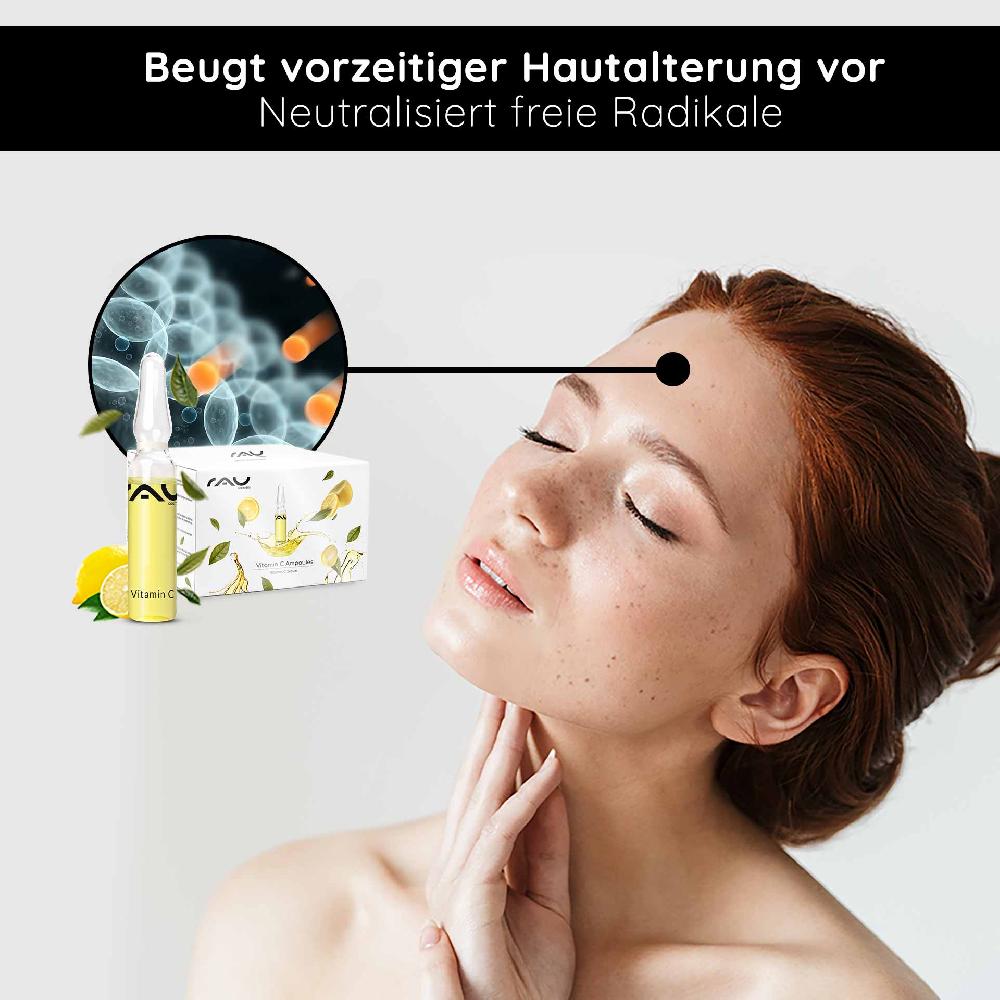 Rau Cosmetics Vitamin C Ampullen 14x2 Ml Für Reife & Unreine Haut