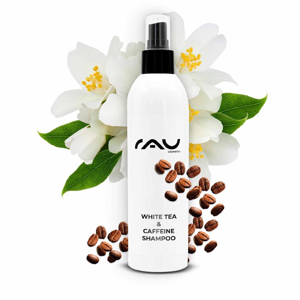 Rau Cosmetics White Tea & Caffeine Hair Shampoo 250 ml