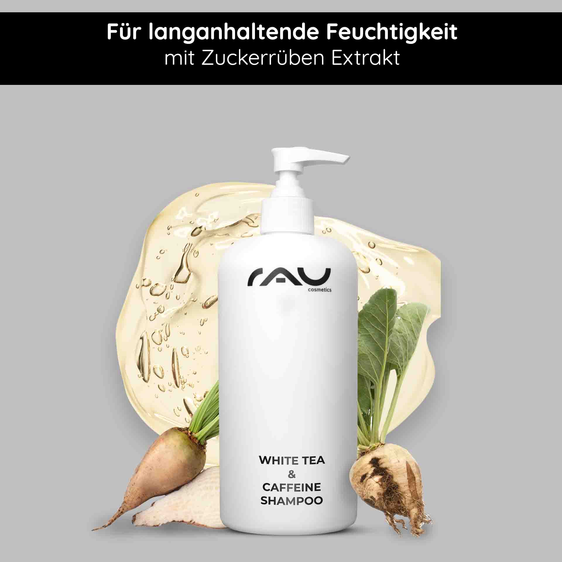 Rau Cosmetics White Tea & Caffeine Hair Shampoo 500 Ml