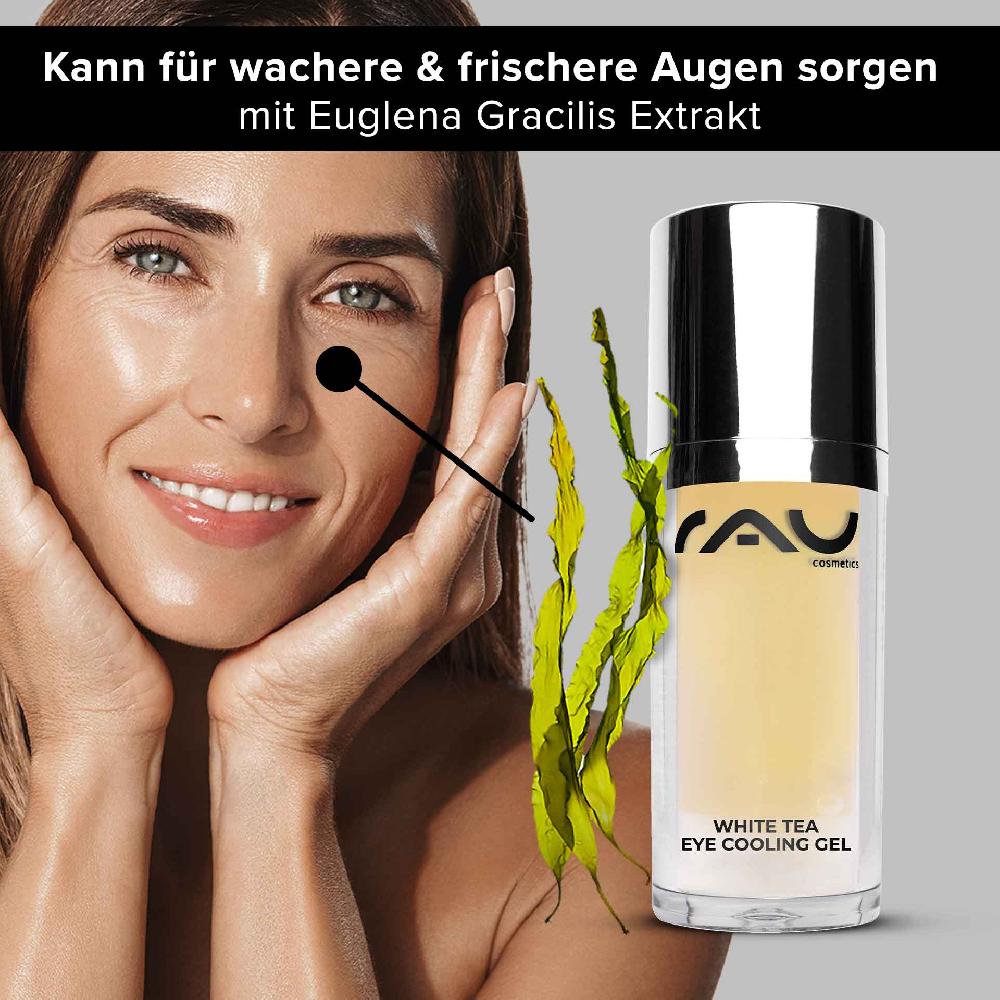 Rau Cosmetics White Tea Eye Cooling Gel 30 Ml Anti-Aging Augenpflege