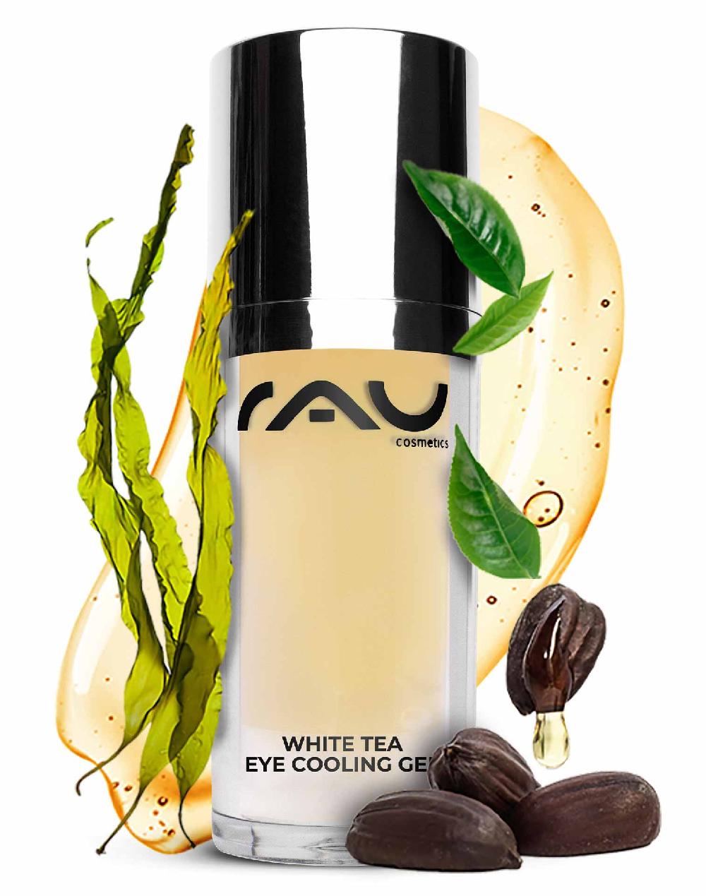 Rau Cosmetics White Tea Eye Cooling Gel 30 ml Anti-Aging Augenpflege