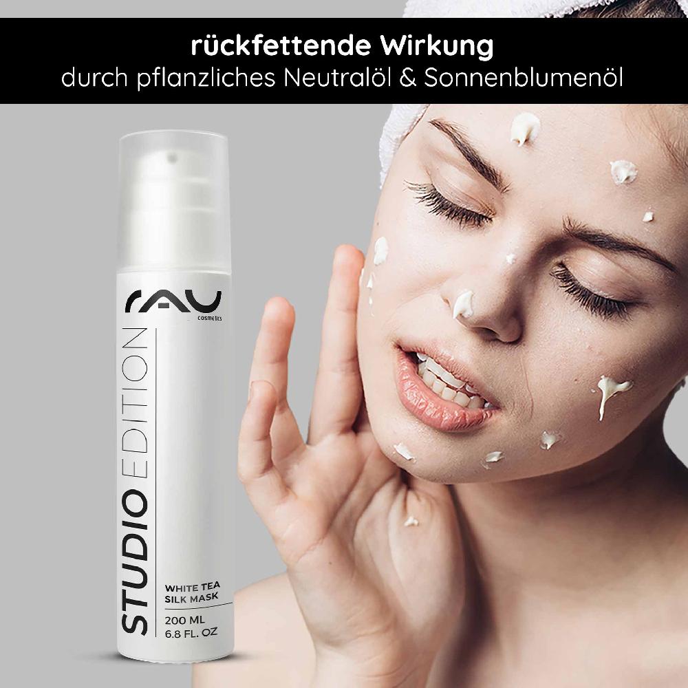 Rau Cosmetics White Tea Silk Mask 200 Ml Reichhaltige Creme & Maske