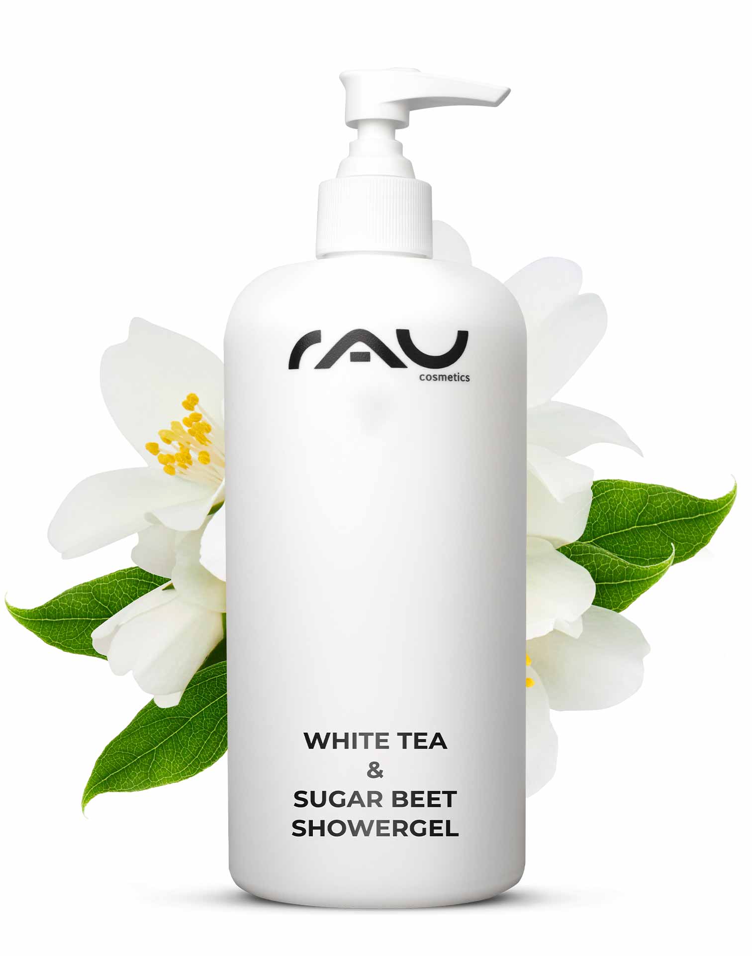 Rau Cosmetics White Tea & Sugar Beet Showergel 500 ml Duschgel