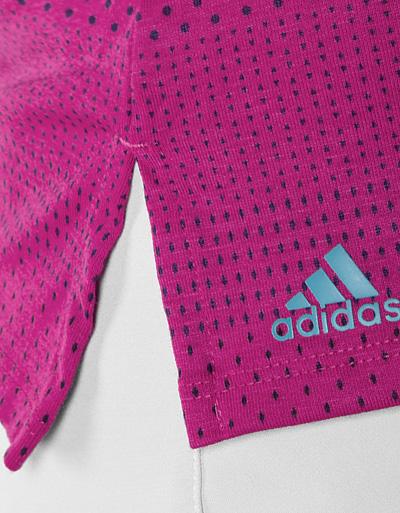 Adidas Golf Polo Im Punkte-Streifen-Dessin