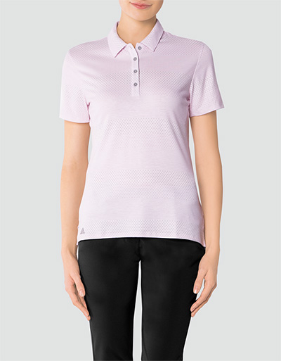 adidas Golf Polo im Punkte-Streifen-Dessin